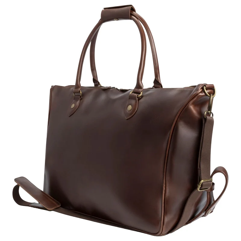 Buckle & Seam Linwood Weekender - Reisetasche 50 cm Leder (brown)
