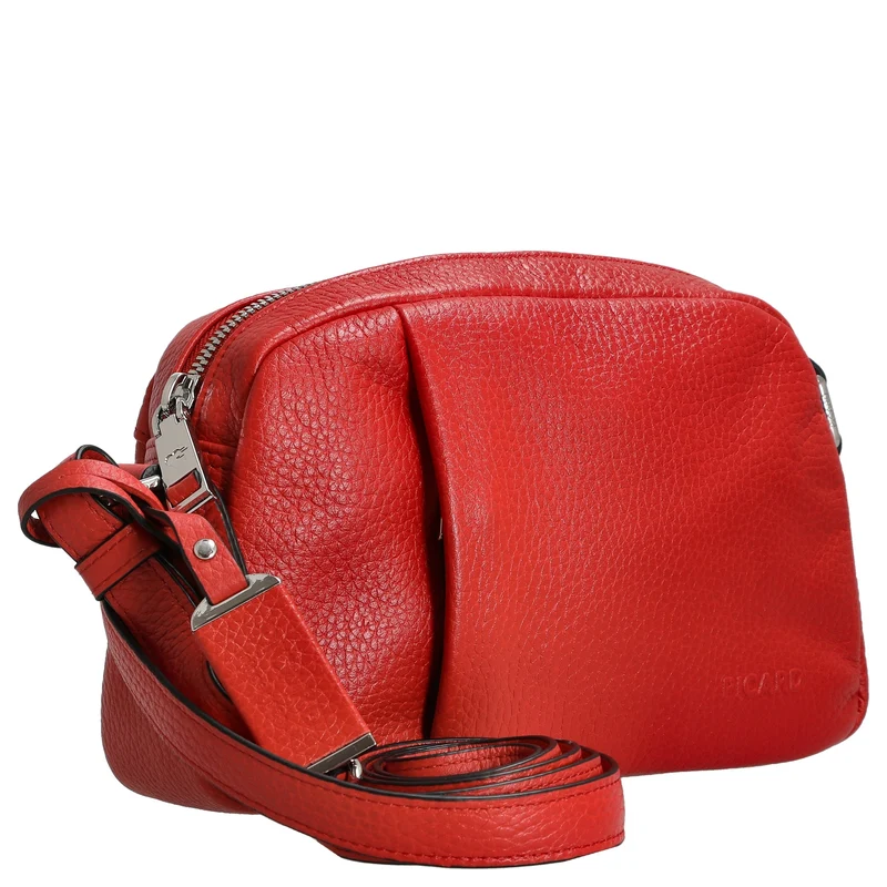 Picard Pure - Umhängetasche 21 cm Rindsleder (lipstick)
