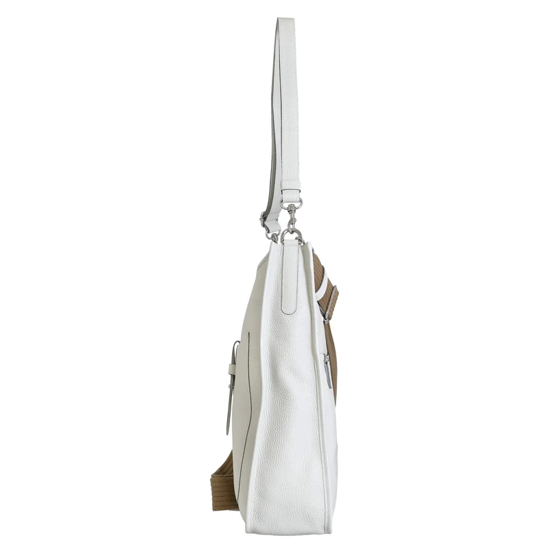 Picard Kronberg - Schultertasche 40 cm Rindleder (white lily)