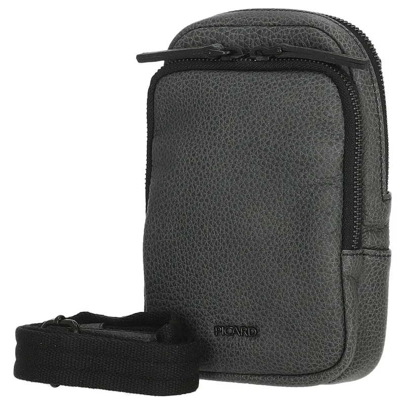 Picard Casual - Umhängetasche 19 cm Rindleder (black)