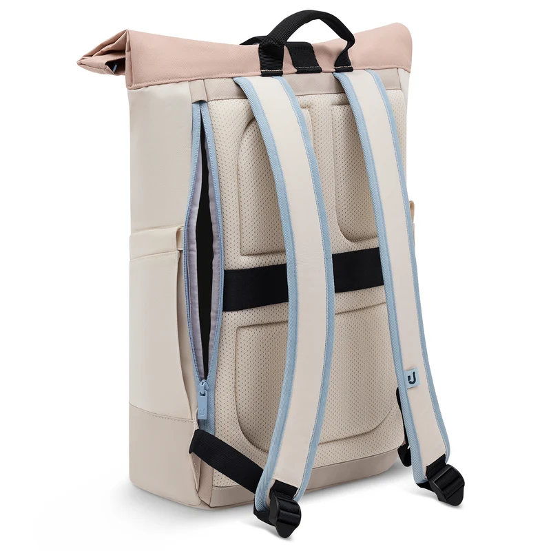 Johnny Urban Luca Medium - Rolltop Backpack 42 cm (sand-rose)