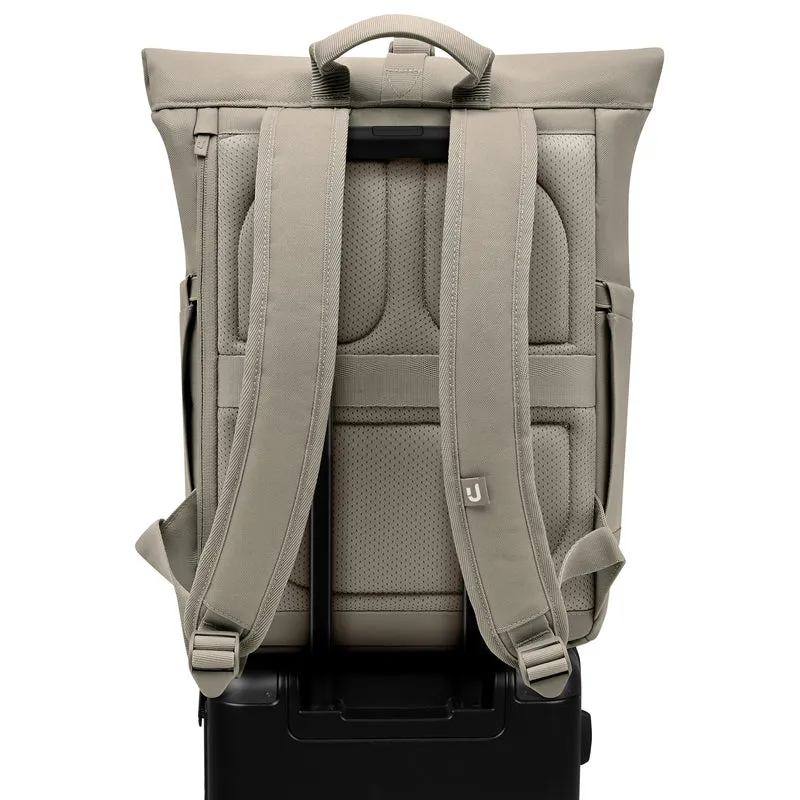 Johnny Urban Luca Small - Rolltop Backpack 36 cm (desert grey)