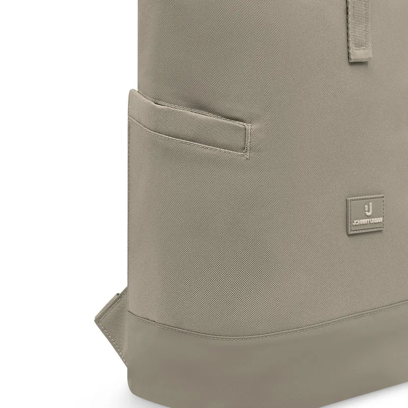 Johnny Urban Luca Small - Rolltop Backpack 36 cm (desert grey)