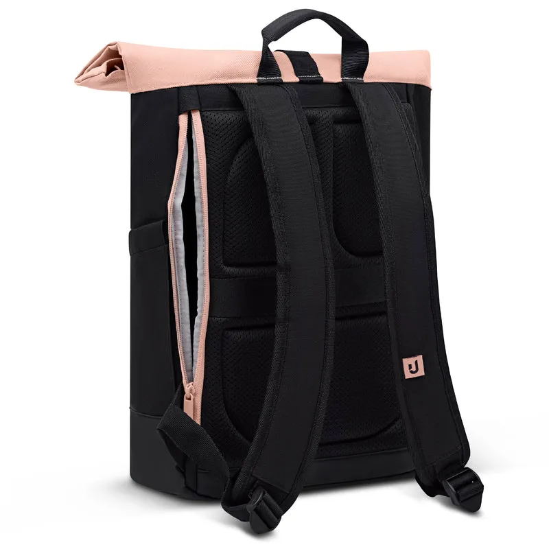 Johnny Urban Luca Small - Rolltop Backpack 36 cm (black-rose)