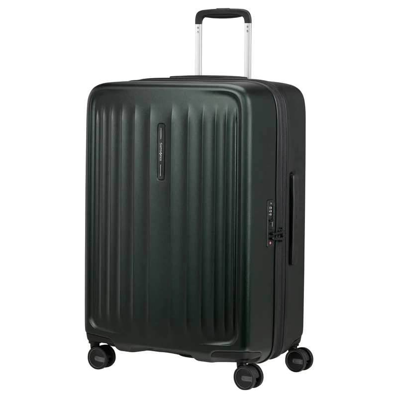 Samsonite Fyrm - 4-Rollen-Trolley 67 cm erw. (deep green)