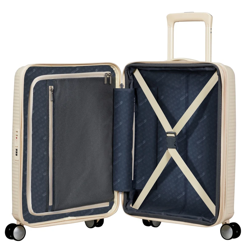 American Tourister Soundbox - 4-Rollen-Kabinentrolley 55 cm (coconut sand)