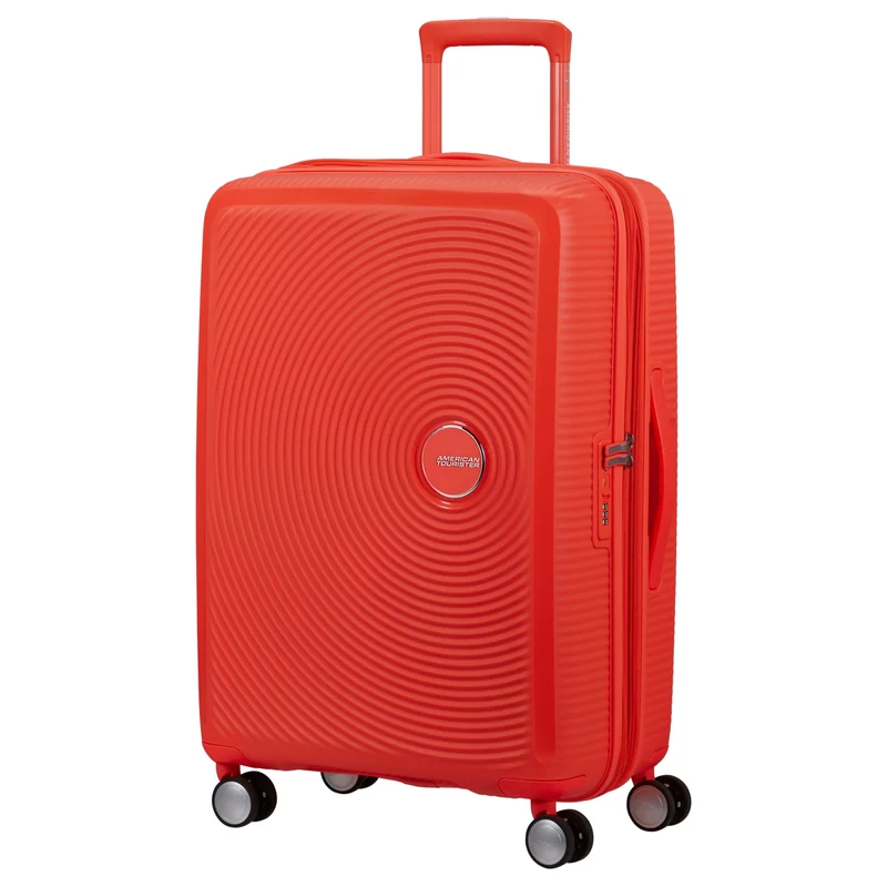 American Tourister Soundbox - 4-Rollen-Trolley 67 cm (neon orange)