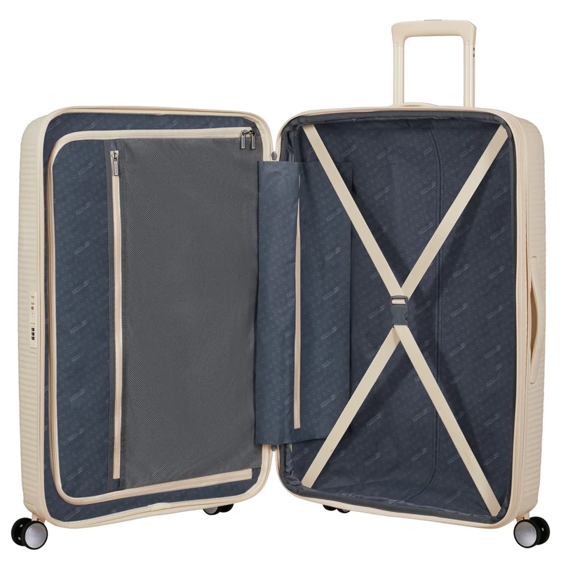 American Tourister Soundbox - 4-Rollen-Trolley 77 cm (coconut sand)