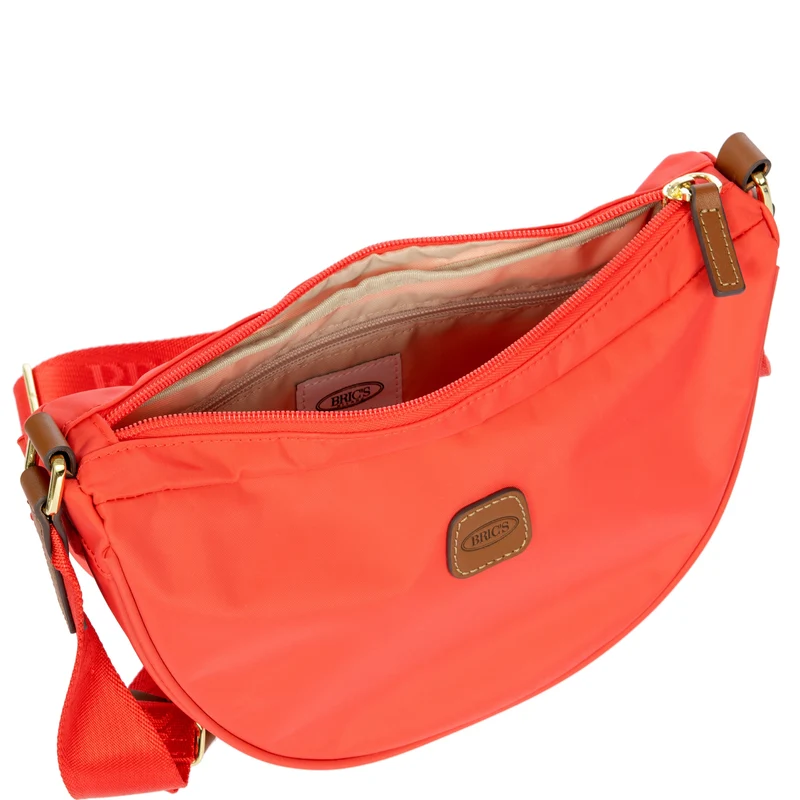 Brics X-Bag Halfmoon - Umhängetasche 26 cm (poppy)
