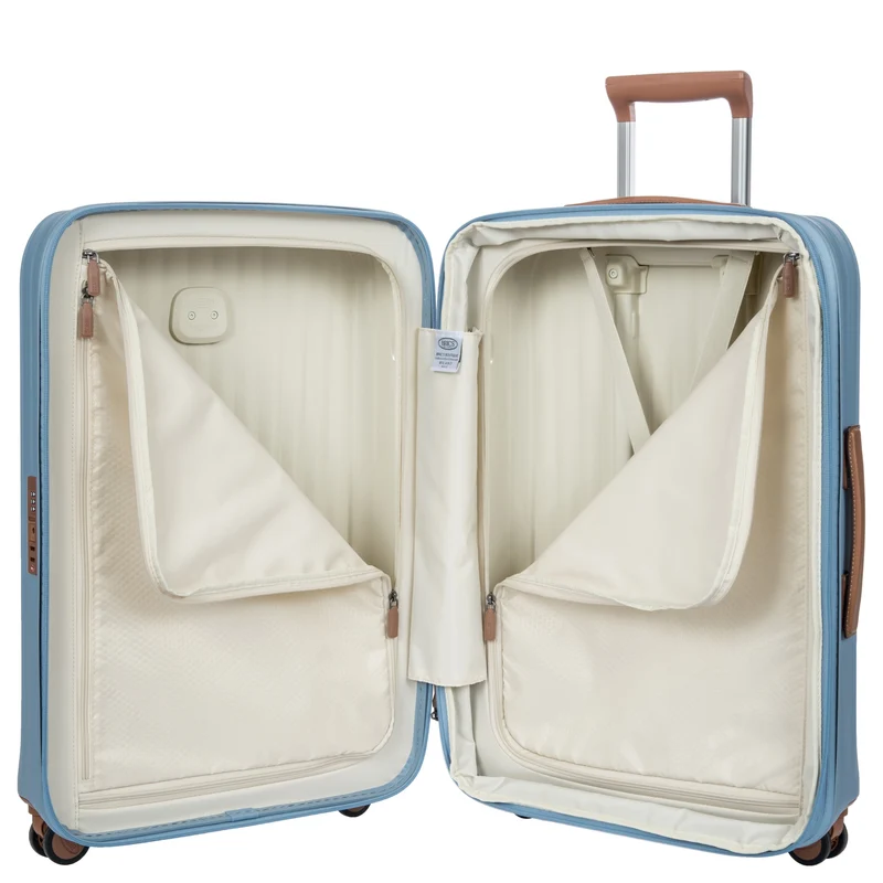 Brics Taormina - 4-Rollen-Trolley M 69 cm erw. (hellblau)