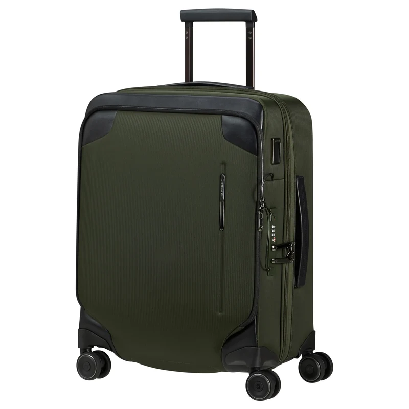Samsonite - Splendix - 4-Rollen-Kabinentrolley S 55 cm erw. (grün/schwarz)