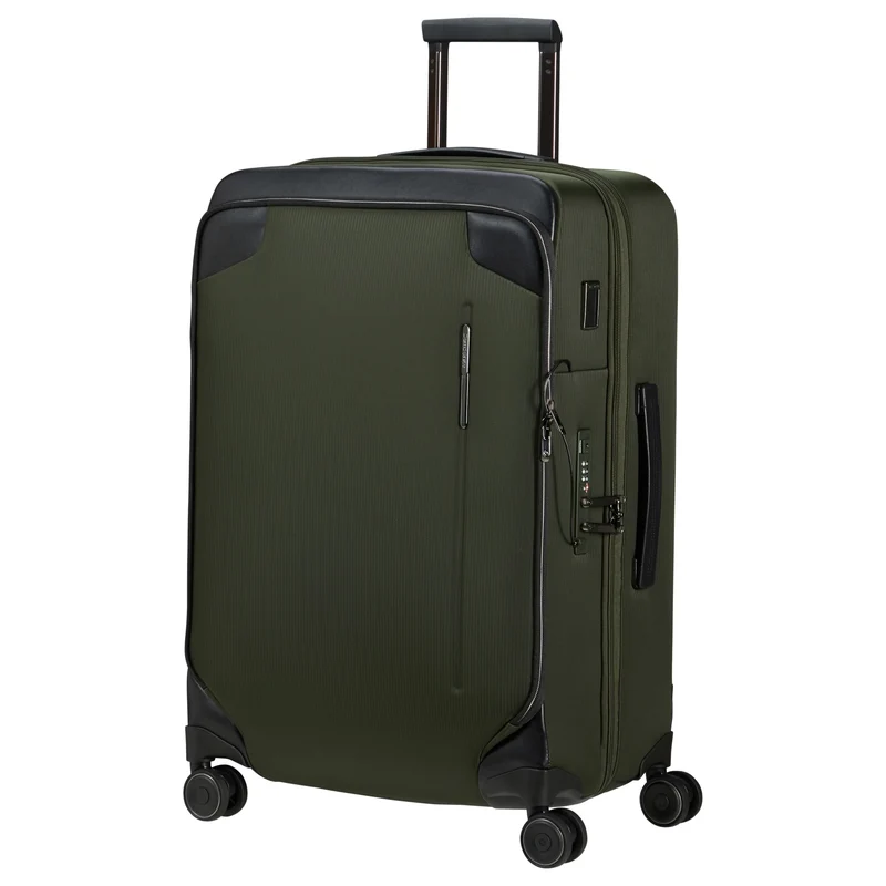 Samsonite - Splendix - 4-Rollen-Trolley M 67 cm erw. (grün/schwarz)