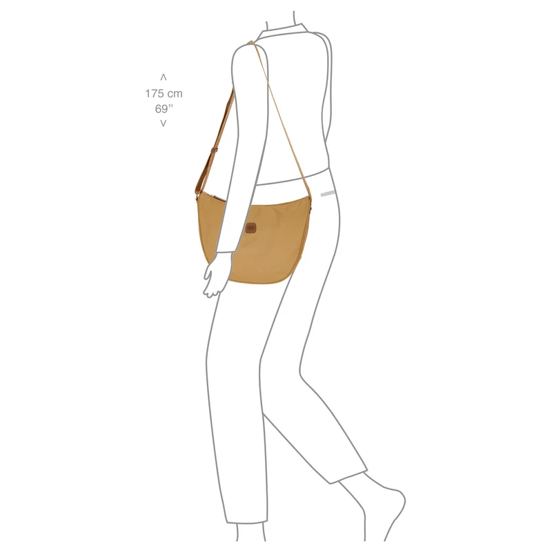 Brics X-Bag Schultertasche 33 cm (honey)