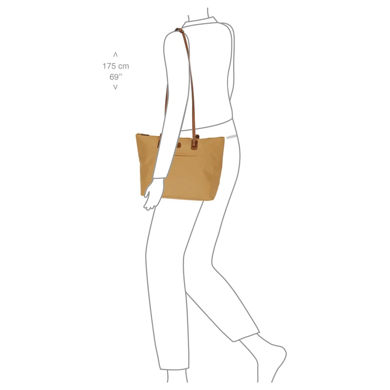 Brics X-Bag Shopping L Sportina - Schultertasche 39 cm (honey)