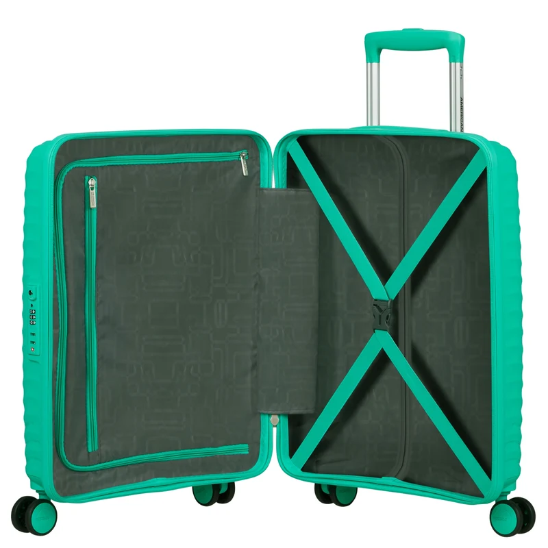 American Tourister Diablast - 4-Rollen-Kabinentrolley 55 cm (cyber aqua)