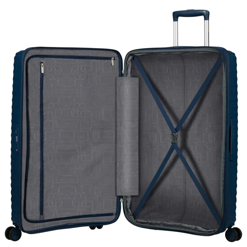 American Tourister Diablast - 4-Rollen-Trolley 77 cm erw. (darkwave blue)