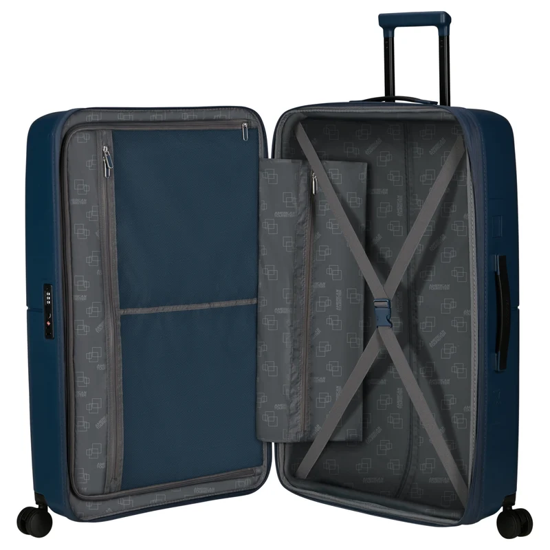 American Tourister Dashpop - 4-Rollen-Trolley 77 cm erw. (blau)