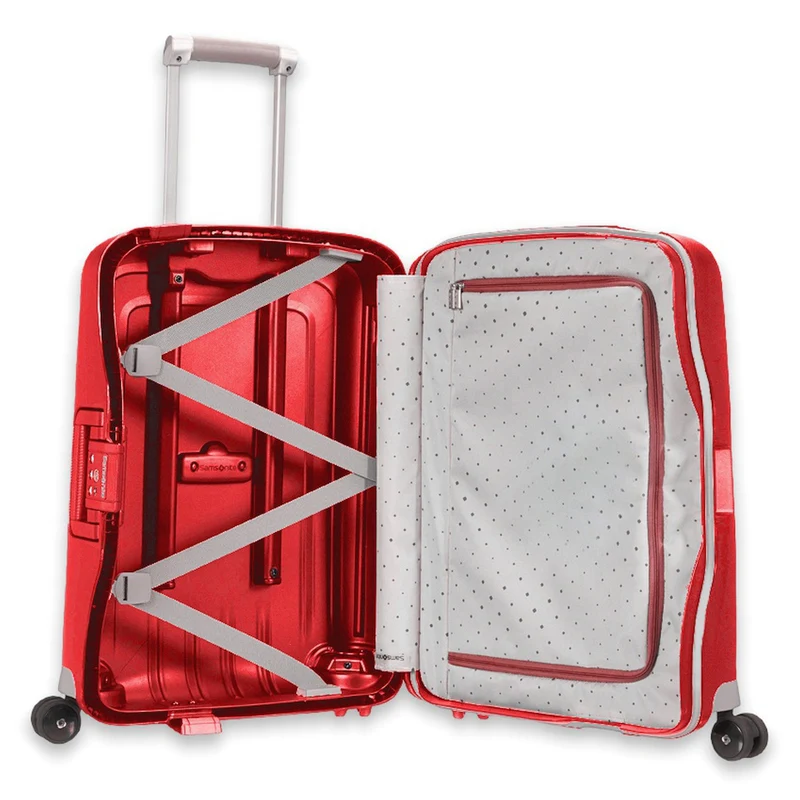 Samsonite S Cure Spinner - 4-Rollen-Kabinentrolley S 55 cm (crimson red)