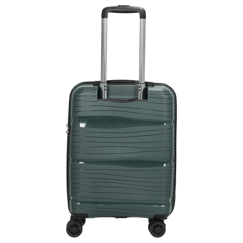 D&N Travel Line 4300 - 4-Rollen-Kabinentrolley S 55 cm (dunkelgrün)