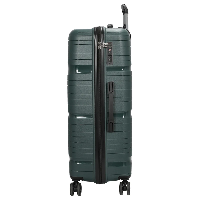D&N Travel Line 4300 - 4-Rollen-Trolley L 76 cm (dunkelgrün)