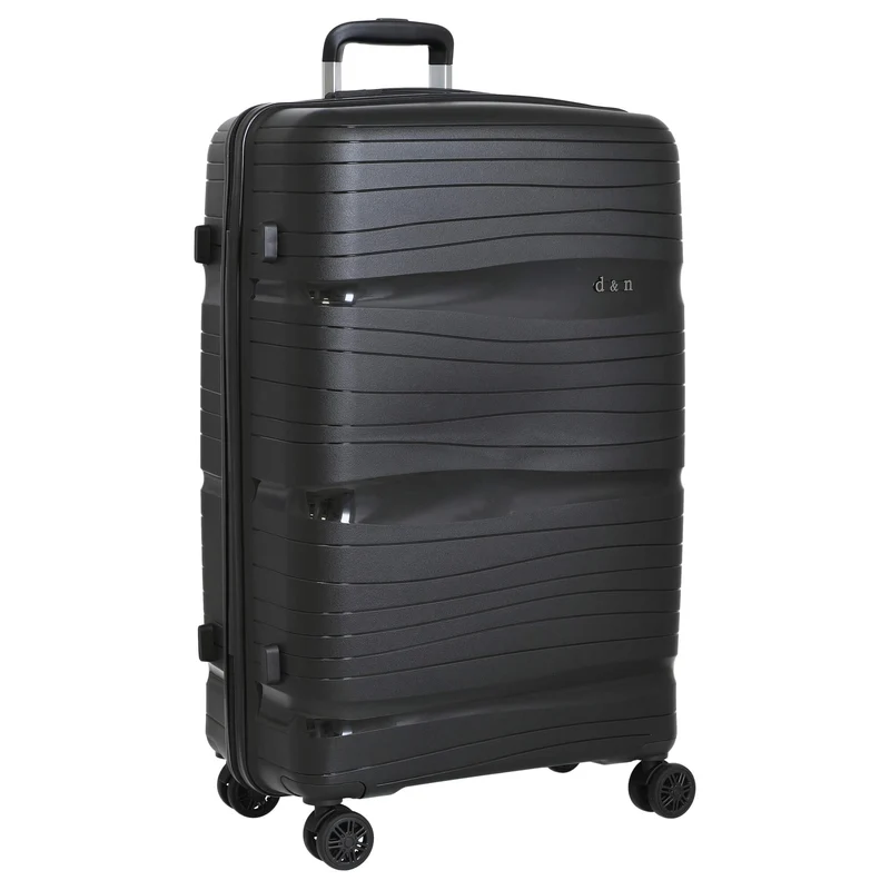 D&N Travel Line 4300 - 4-Rollen-Trolley L 76 cm (black)