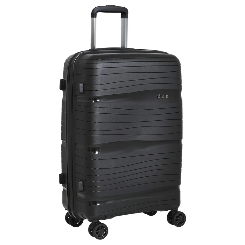 D&N Travel Line 4300 - 4-Rollen-Trolley M 66 cm (black)