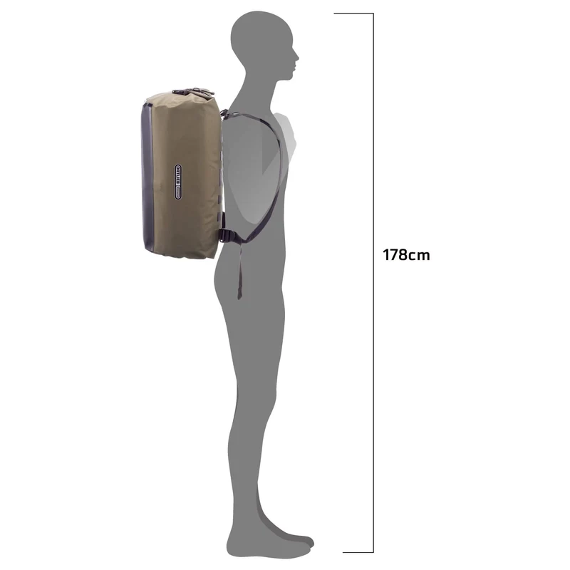 Ortlieb Duffle Lite 40 - Reisetasche/Reiserucksack 53 cm (dark sand)