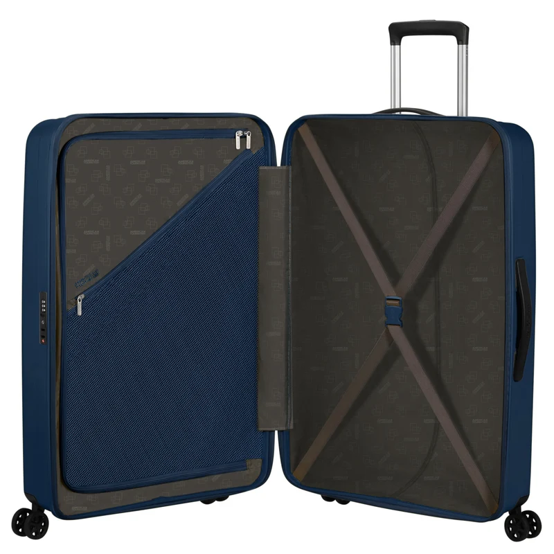 American Tourister Rejoy - 4-Rollen-Trolley 77 cm (blau)