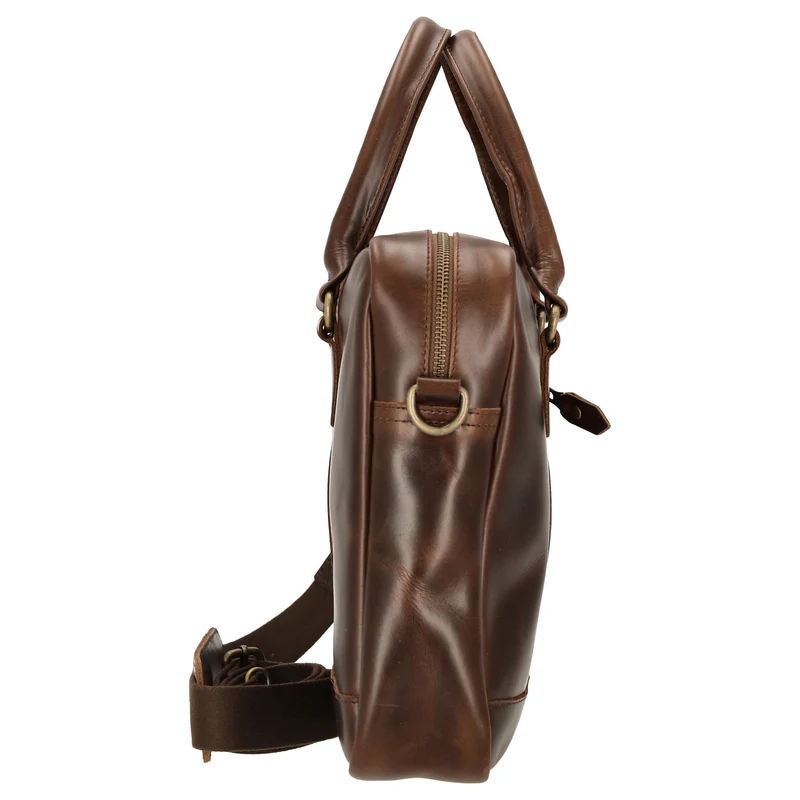 Buckle & Seam Everett - Aktentasche 16" 38 cm (brown)