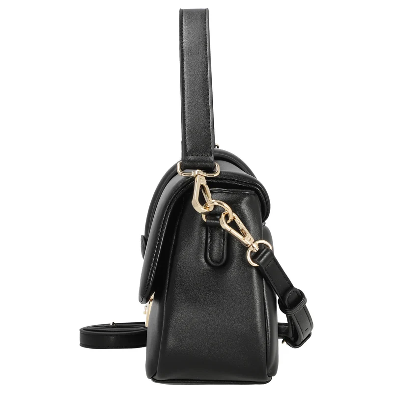 Seidenfelt Dalarna - Schultertasche 30 cm (black/gold)