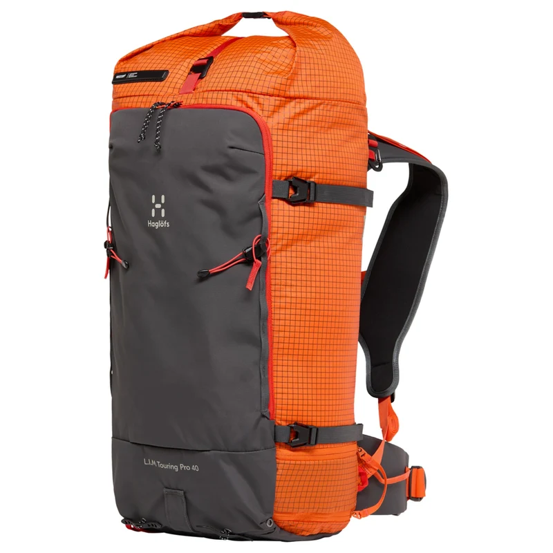 Haglöfs L.I.M Touring Pro 40 - Skirucksack 61 cm (magnetite/blaze orange)