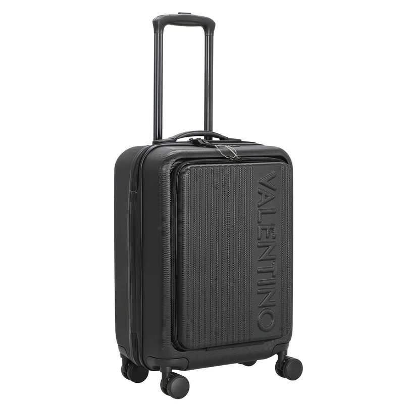 Valentino Bags Lexplor - 4-Rollen-Kabinentrolley mit Vortasche 14" 55 cm (nero)