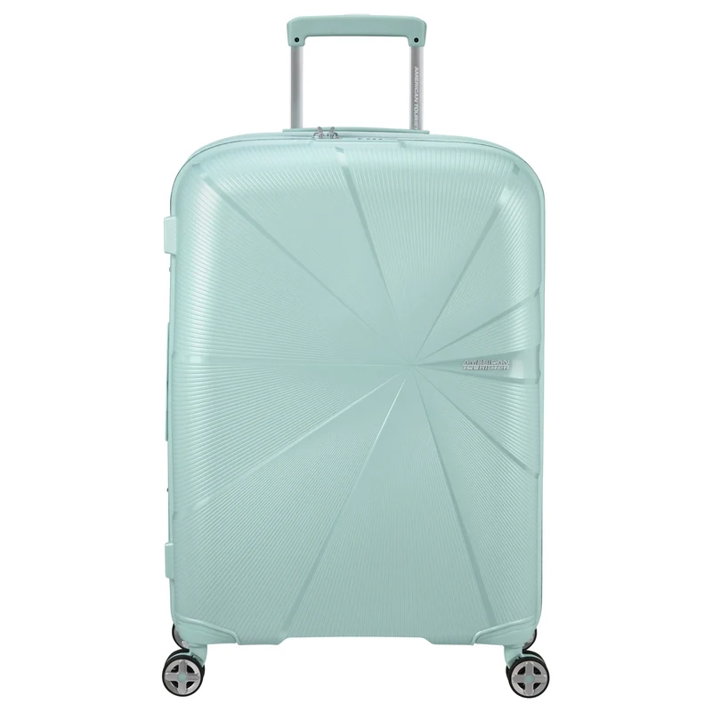 American Tourister Starvibe - 4-Rollen-Trolley 67 cm erw. (blau)