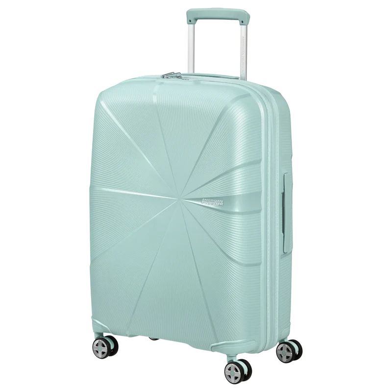 American Tourister Starvibe - 4-Rollen-Trolley 67 cm erw. (blau)