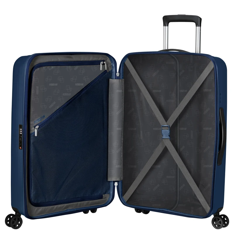 American Tourister Rejoy - 4-Rollen-Trolley 68 cm (blau)
