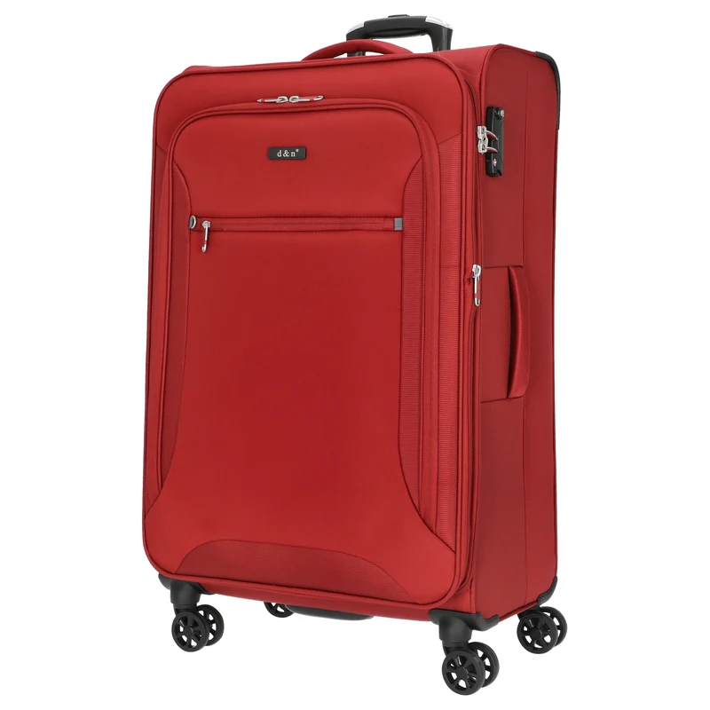 D&N Travel Line 6404 - 4-Rollen-Trolley L 78 cm (bordeaux)