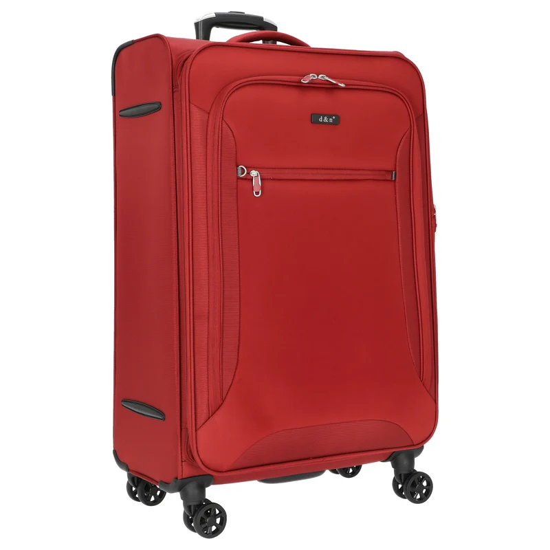 D&N Travel Line 6404 - 4-Rollen-Trolley L 78 cm (bordeaux)
