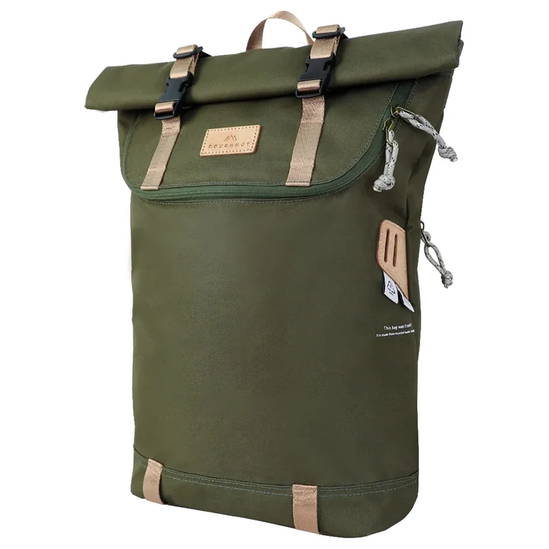 Doughnut Christopher Small Reborn 12 - Rolltop Rucksack 40 cm (army)