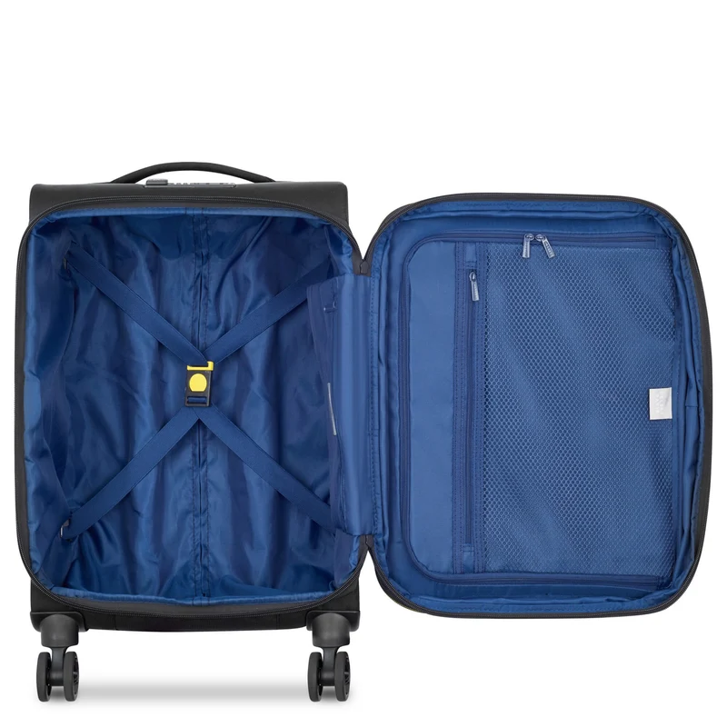 Delsey Paris Brochant 3 - 4-Rollen-Kabinentrolley S 55 cm erw. (tief schwarz)