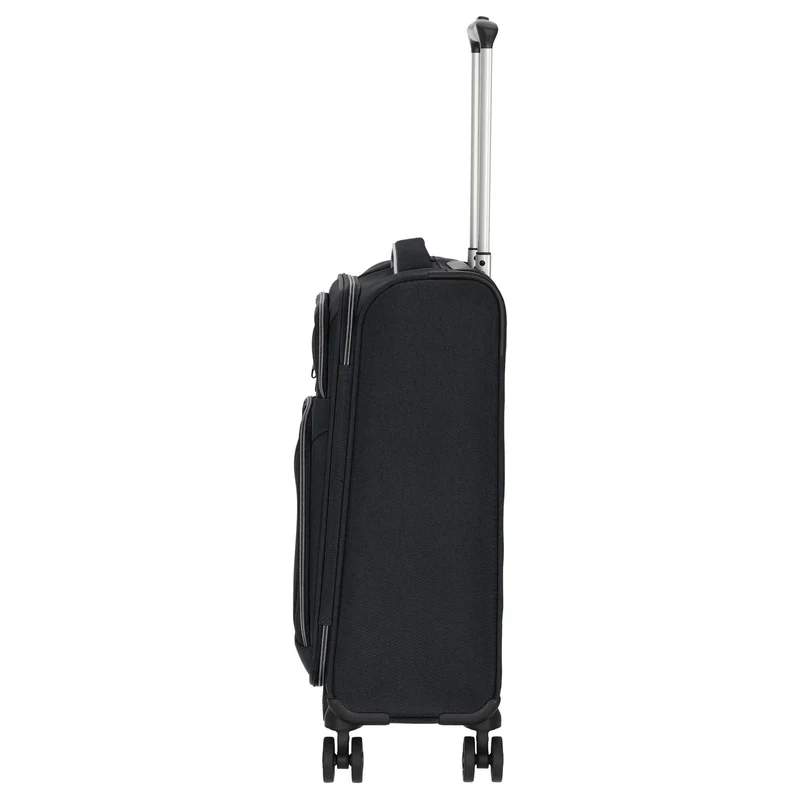 D&N Travel Line 9204 - 4-Rollen-Kabinentrolley S 55 cm (schwarz)