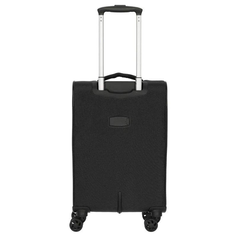 D&N Travel Line 9204 - 4-Rollen-Kabinentrolley S 55 cm (schwarz)