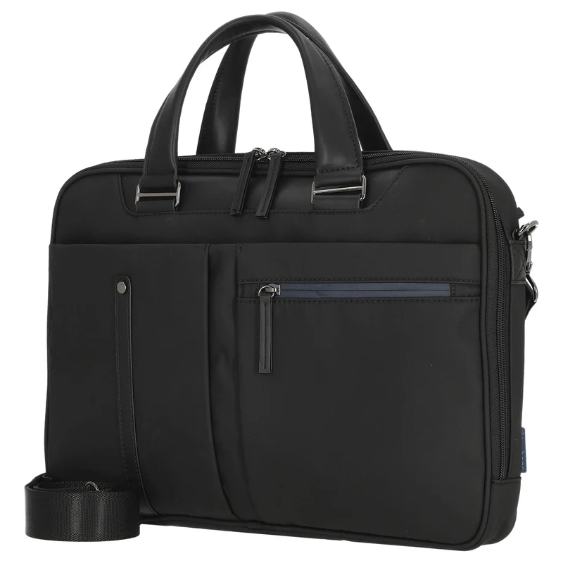 D&N Business Line - Aktentasche 40 cm Leder (schwarz)