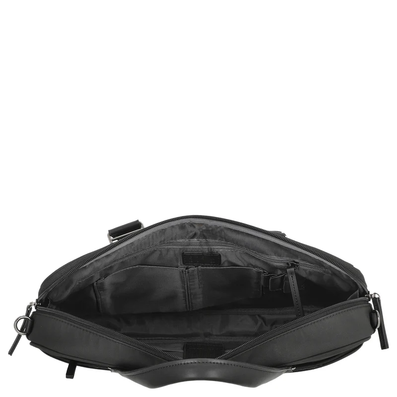 D&N Business Line - Aktentasche 40 cm Leder (schwarz)