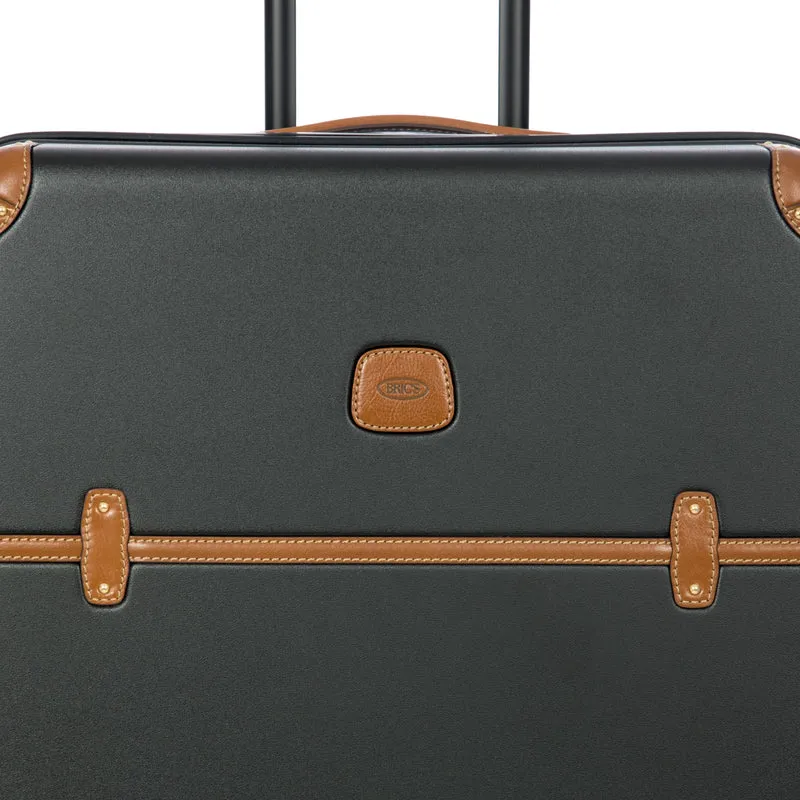 Brics Bellagio - 4-Rollen-Trolley 76 cm erw. recycelt (black/tan)