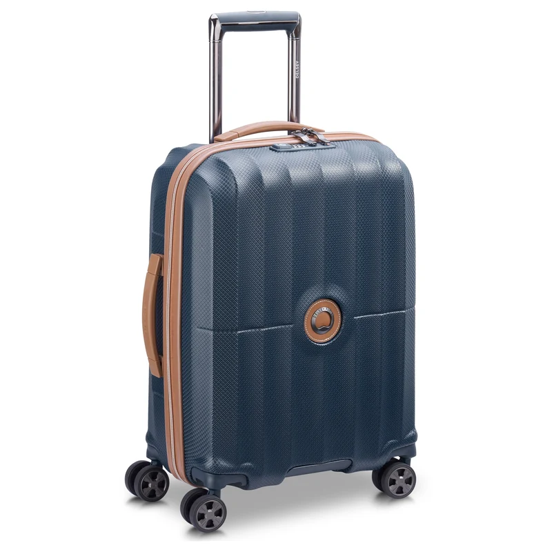 Delsey Paris Carrousel - 4-Rollen-Kabinentrolley Slim line 55 cm (marineblau)