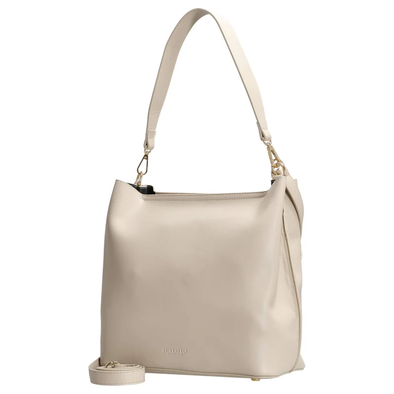 Seidenfelt Viiala Hobo - Schultertasche 27 cm (buttermilk)