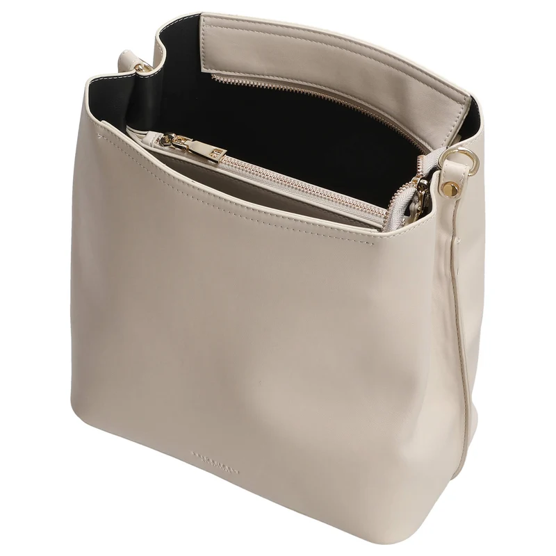 Seidenfelt Viiala Hobo - Schultertasche 27 cm (buttermilk)