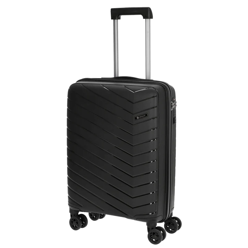 CHECK.IN Orlando - 4-Rollen-Kabinentrolley 55 cm (schwarz)