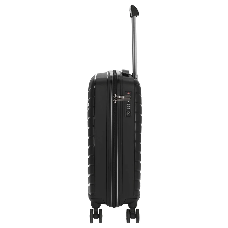 CHECK.IN Orlando - 4-Rollen-Kabinentrolley 55 cm (schwarz)