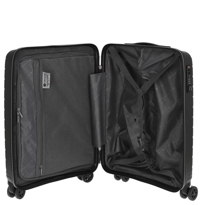 CHECK.IN Orlando - 4-Rollen-Kabinentrolley 55 cm (schwarz)